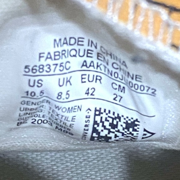 VTG RARE 70 Chuck Taylor Converse Allstar Low Floral Canvas Sneakers Size 10.5 - Picture 4 of 12